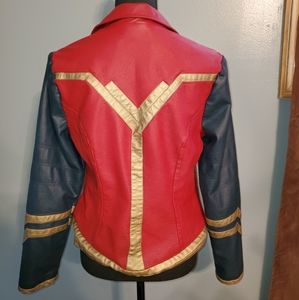 Hot Topic DC Wonder Woman XL Faux Leather Jacket